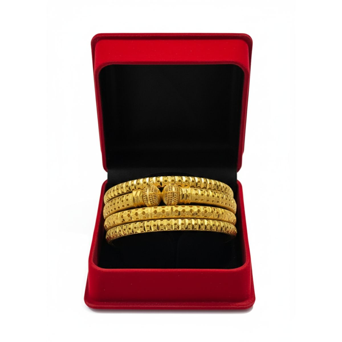 Premium Golden Bangle (3 piece)