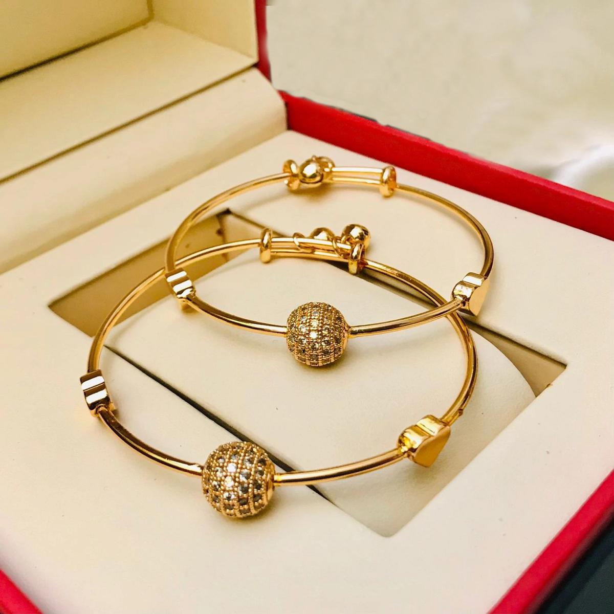 Elegant Adjustable Crystal Bead Bracelets