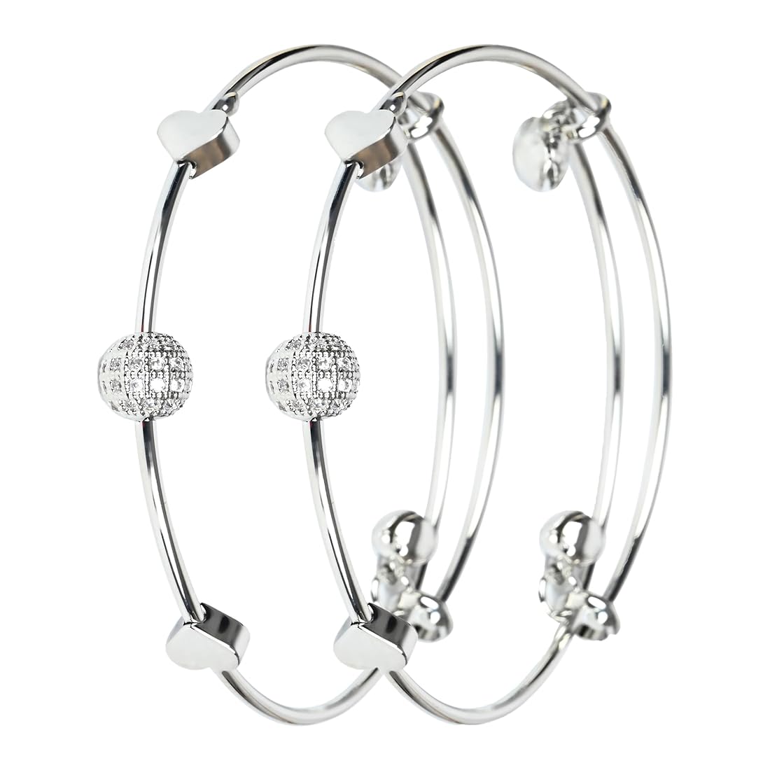 Elegant Adjustable Crystal Bead Bracelets