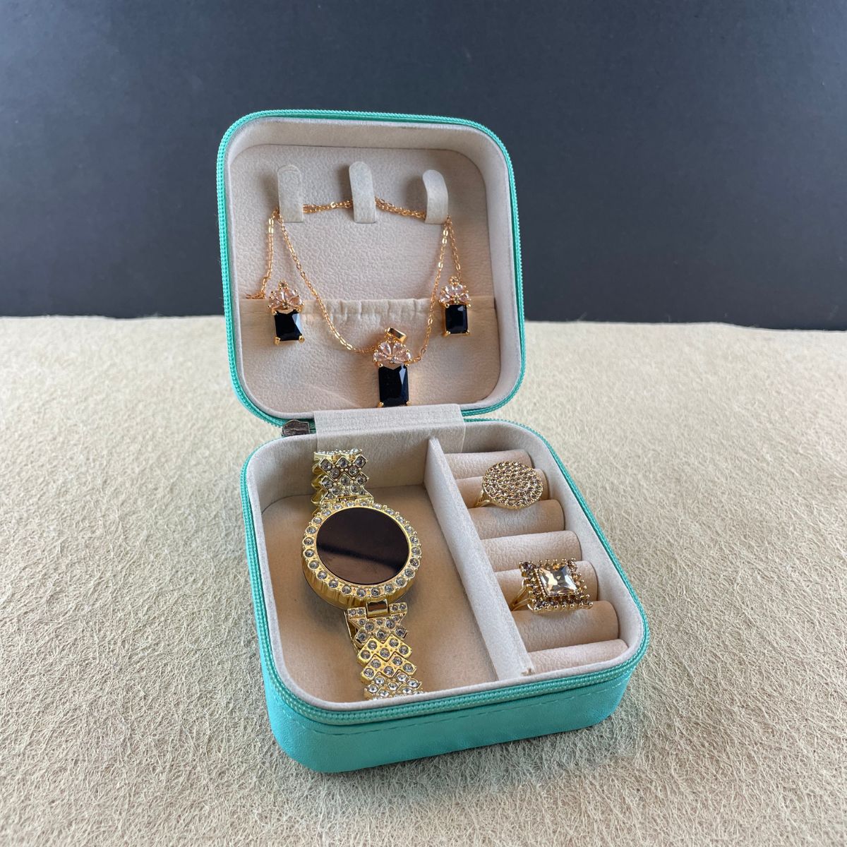Golden Jewelry Box