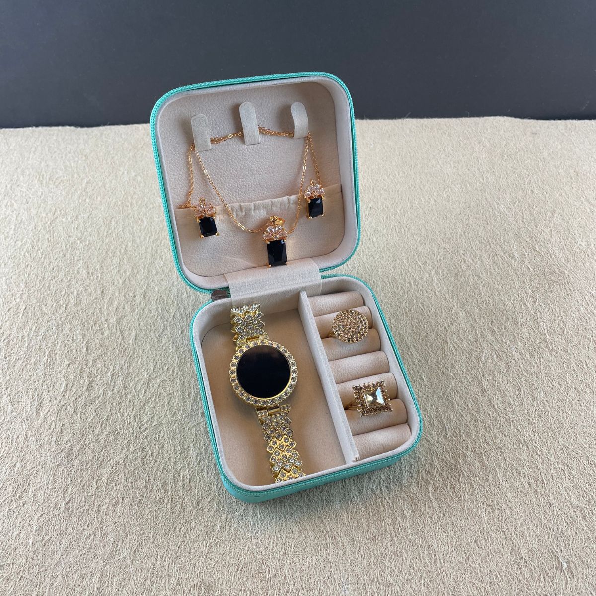 Golden Jewelry Box
