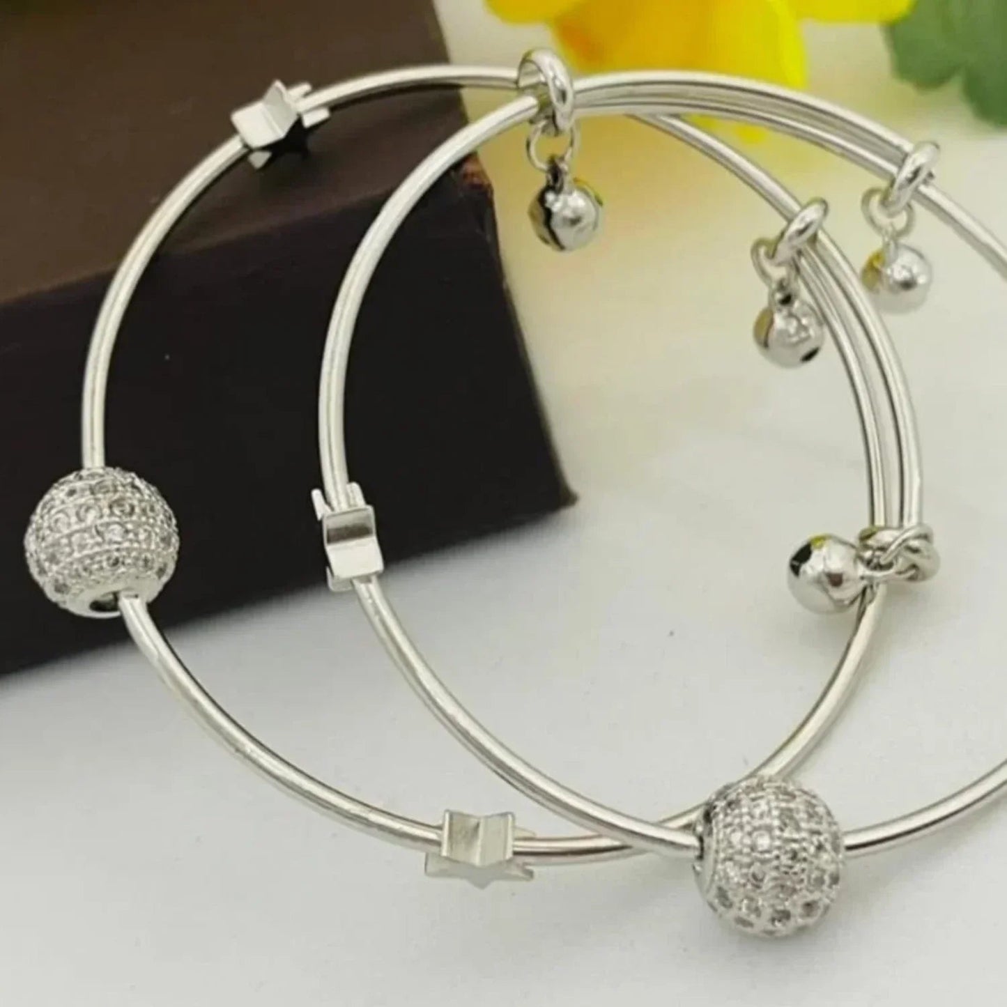 Elegant Adjustable Crystal Bead Bracelets