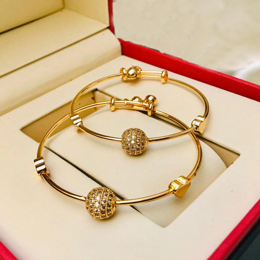 Elegant Adjustable Crystal Bead Bracelets