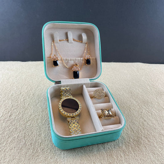 Golden Jewelry Box